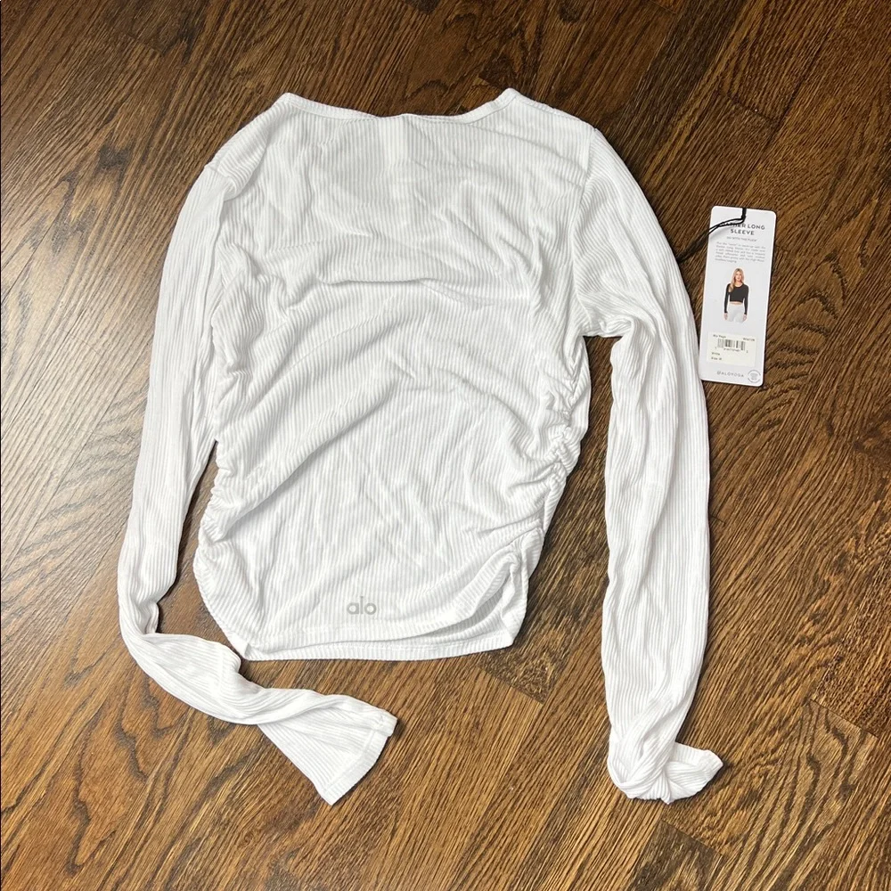 Alo gathering long sleeve - M white - Picture 4 of 5